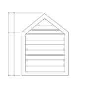 Craftbuilt Shutters | Louvres gallery detail image