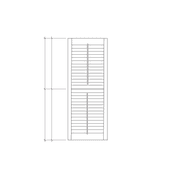 Craftbuilt Shutters | Louvres gallery detail image