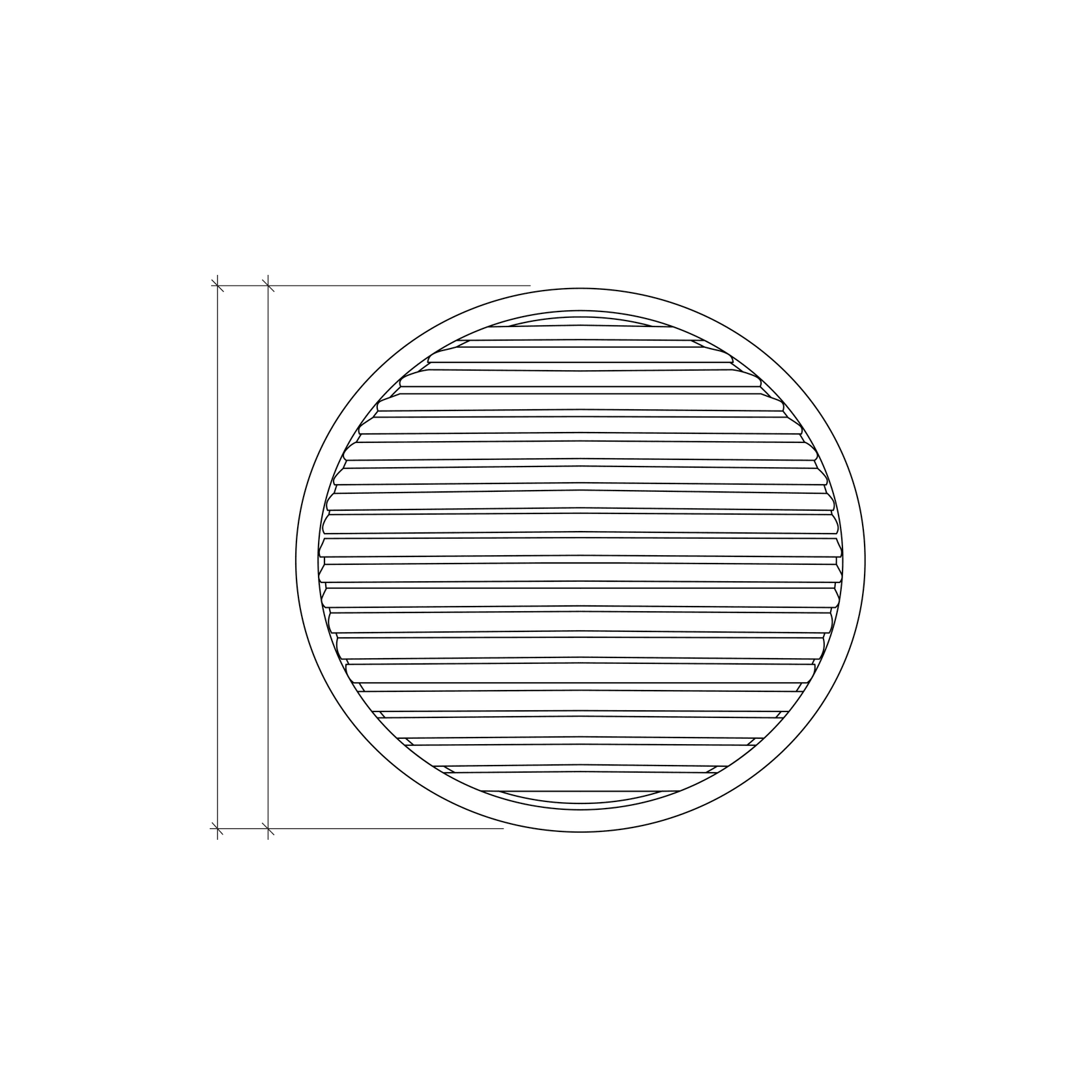 Ventilated Round Louvre gallery detail image