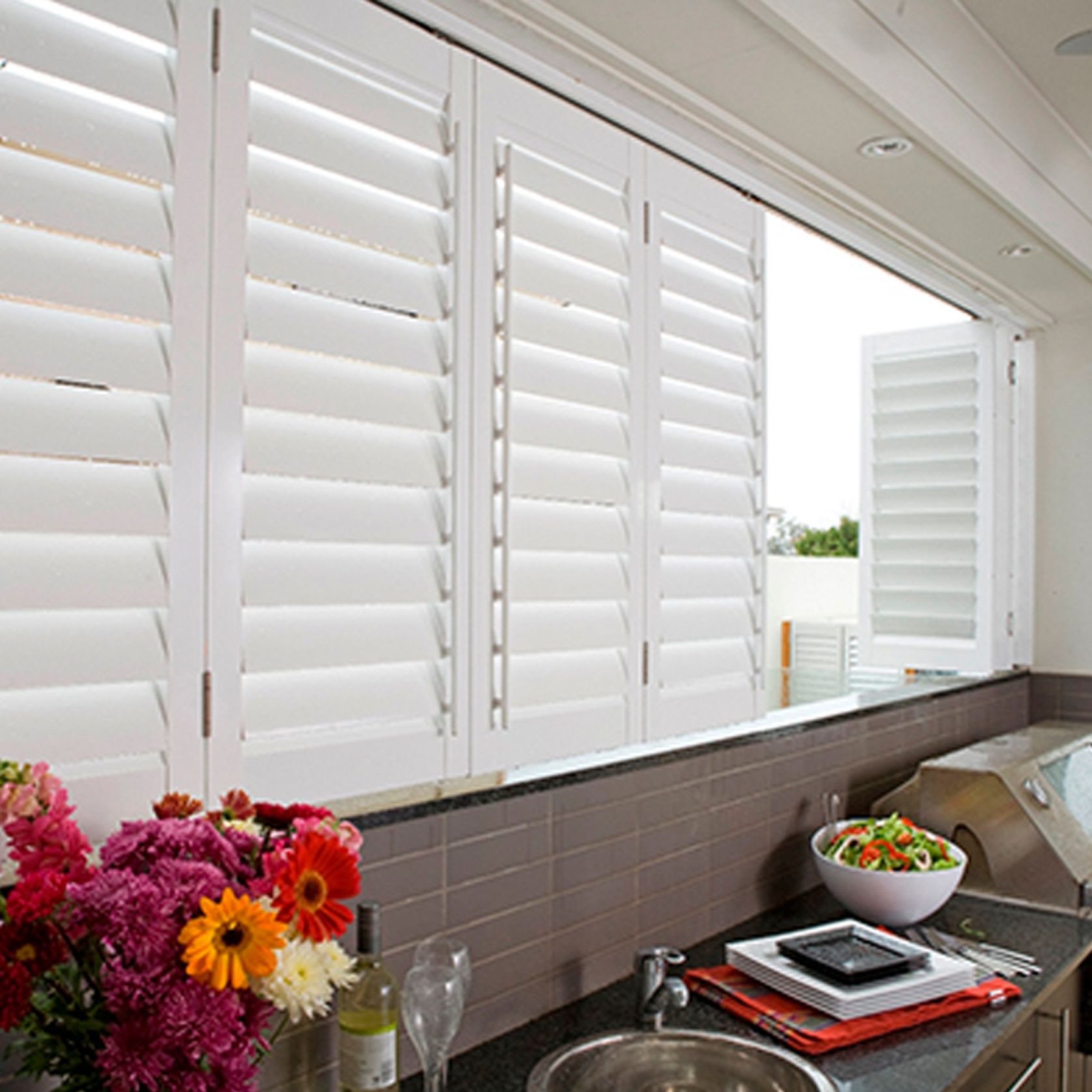 Exterior Bifold Aluminium Shutters ArchiPro NZ