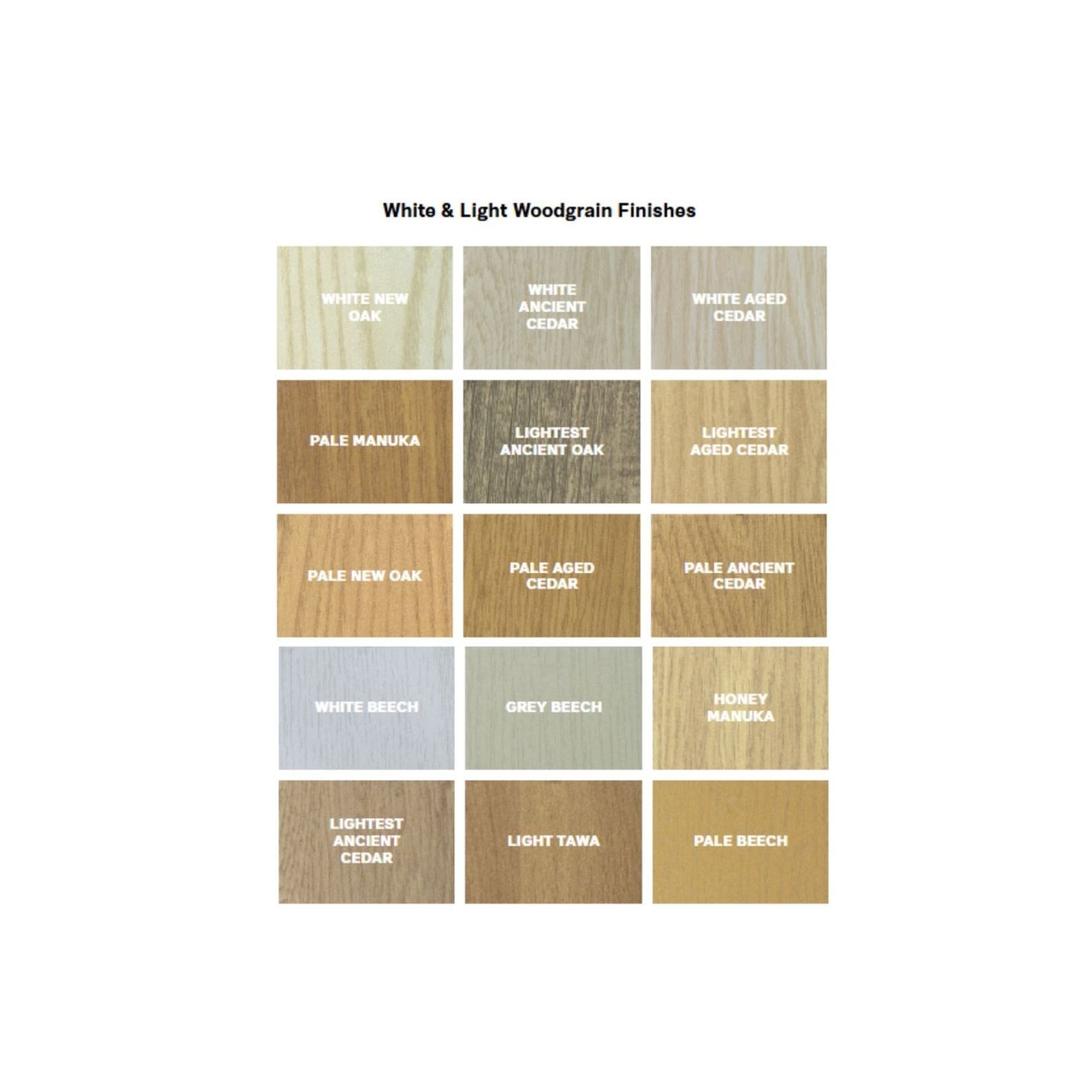 White & Light-Coloured Woodgrain Finishes gallery detail image