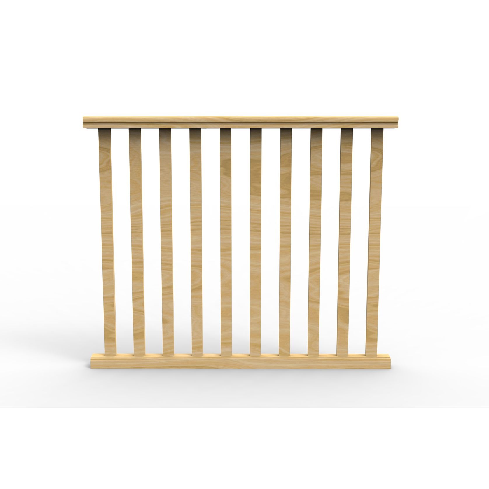 BS165ASS Slat Assembled Level Balustrade Panel gallery detail image