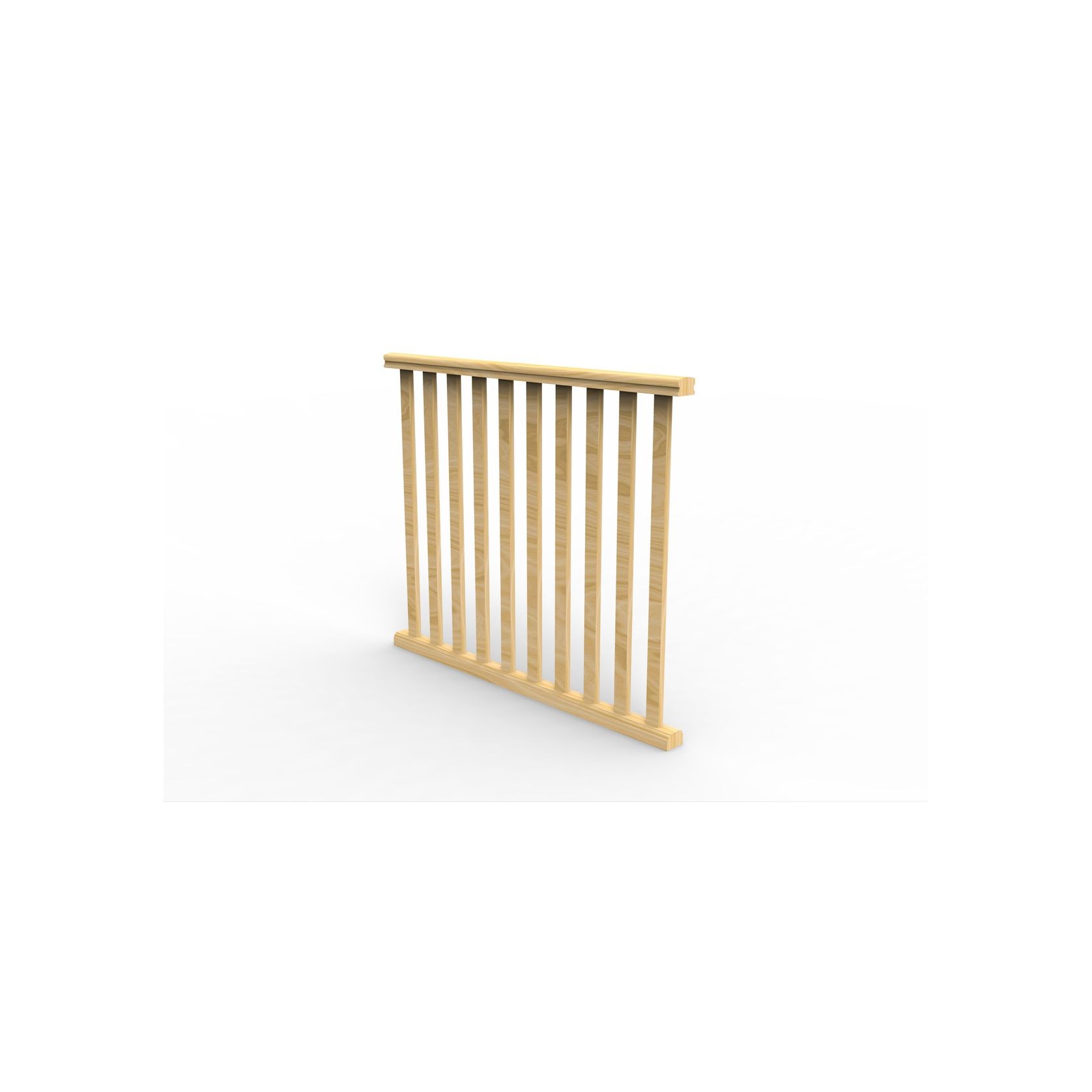 BS165ASS Slat Assembled Level Balustrade Panel gallery detail image
