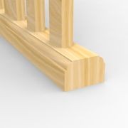BS465ASS Slat & Motif Assembled Level Balustrade gallery detail image