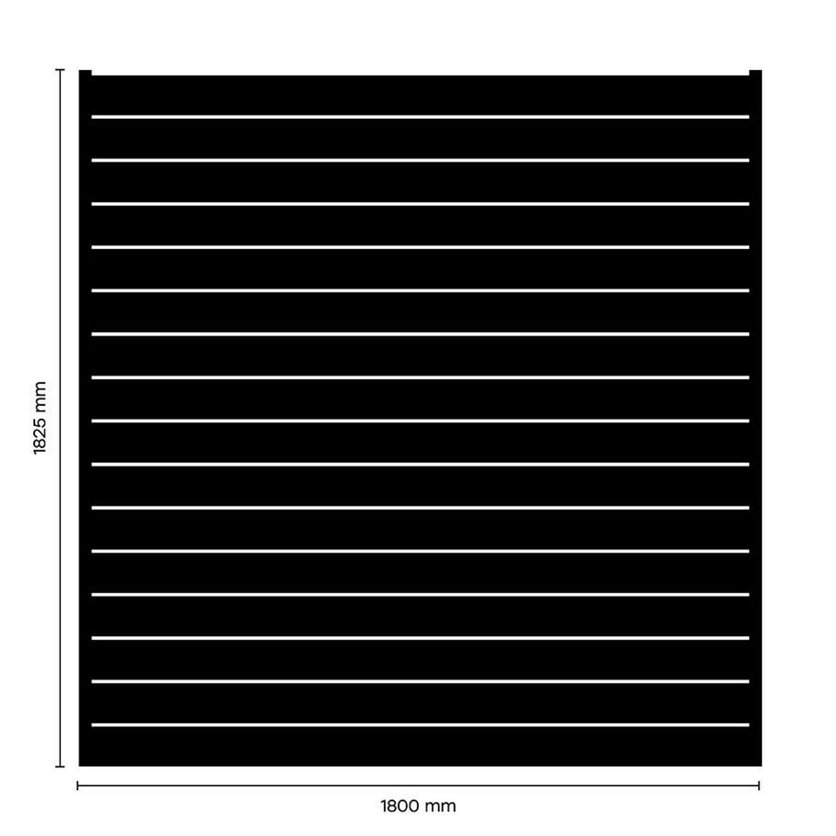 Mako Horizontal Slat Fence gallery detail image