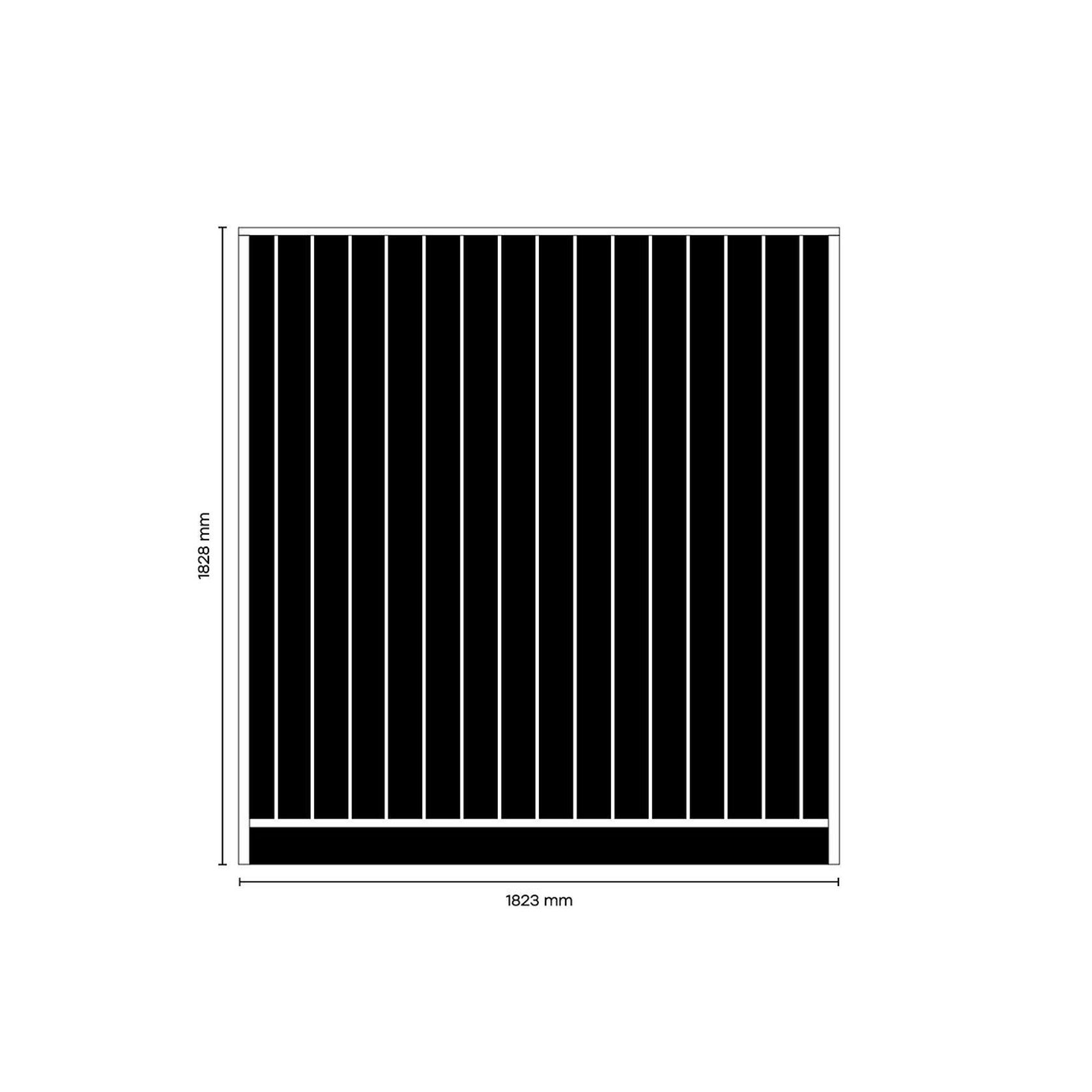 Mako Vertical Slat Fence gallery detail image