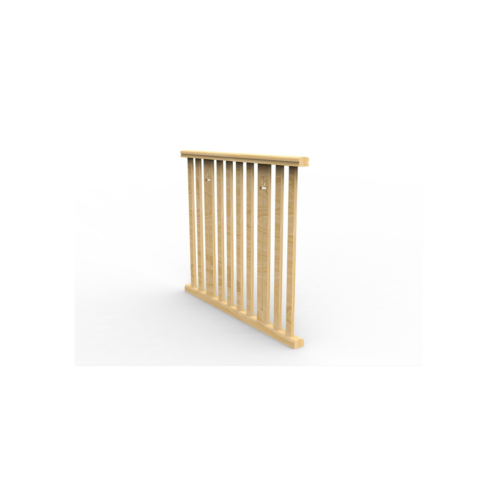 BS465ASS Slat & Motif Assembled Level Balustrade gallery detail image