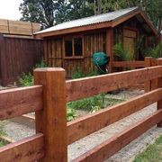 Post and Rail Fencing Timber gallery detail image