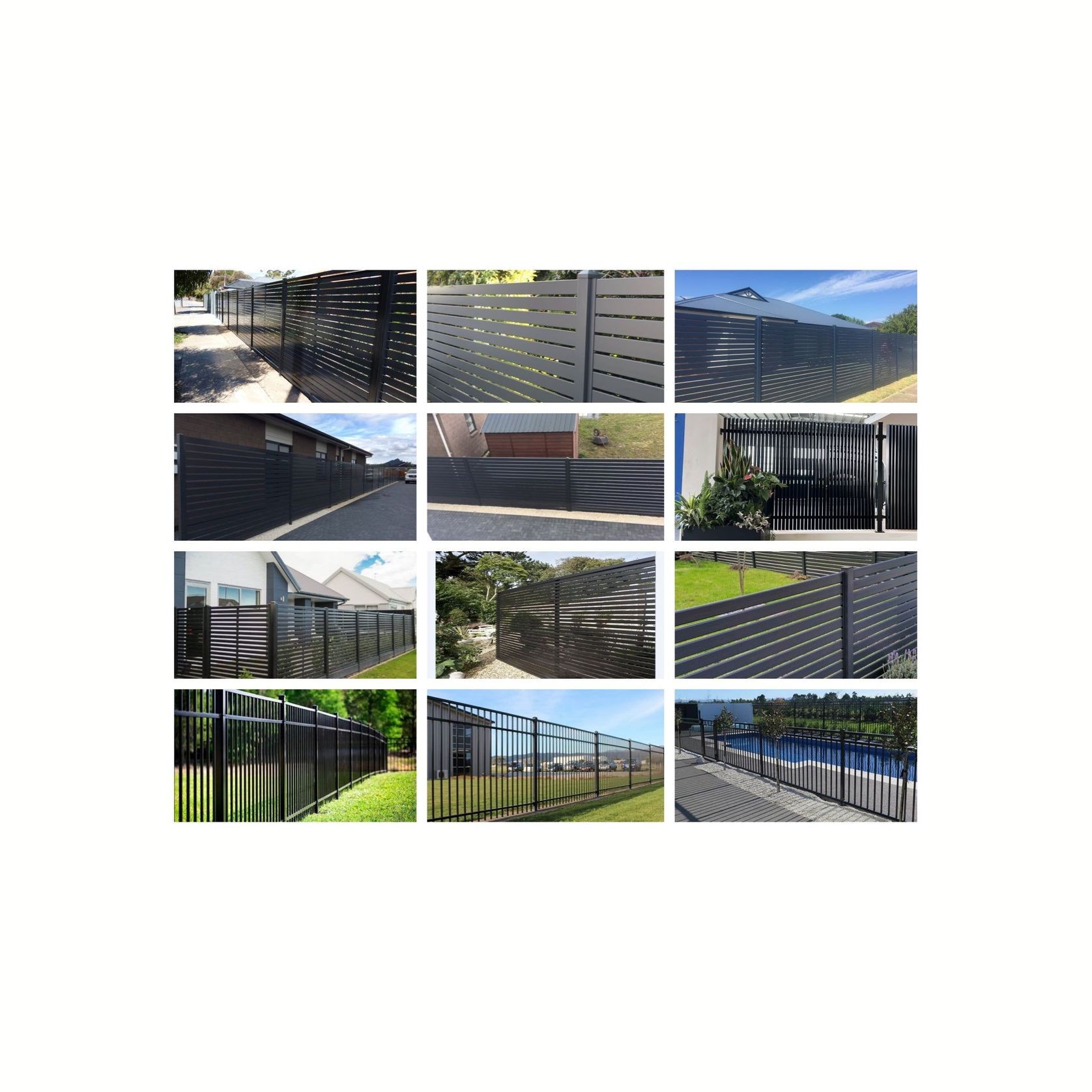 Aluminium Blade Fence Panel - Vertical(DIY) gallery detail image