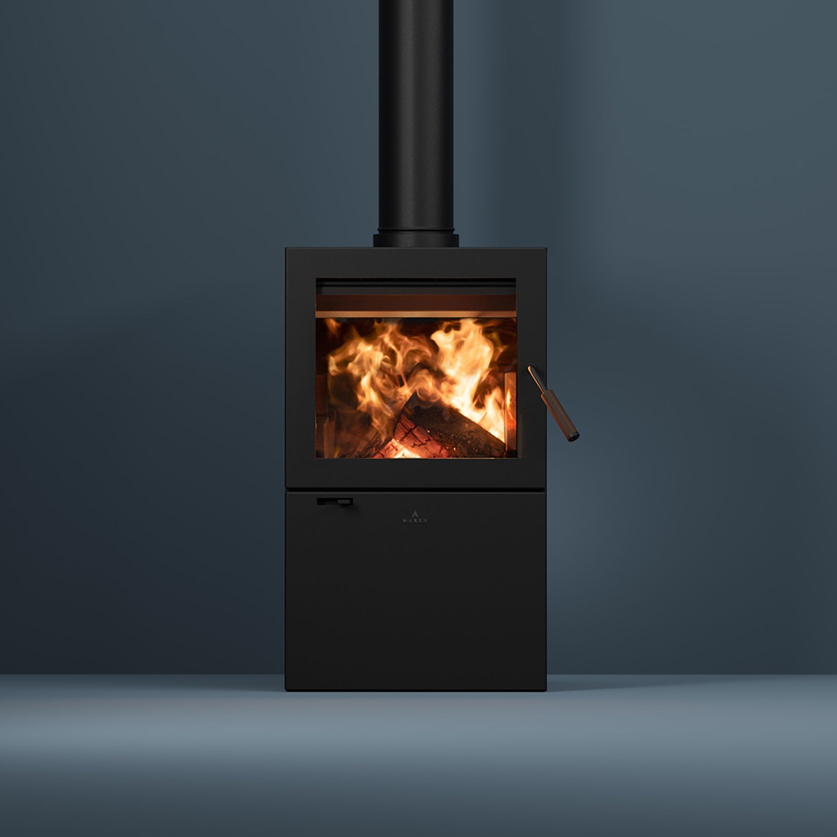Maxen Cargill 350 Freestanding Wood Fireplace gallery detail image