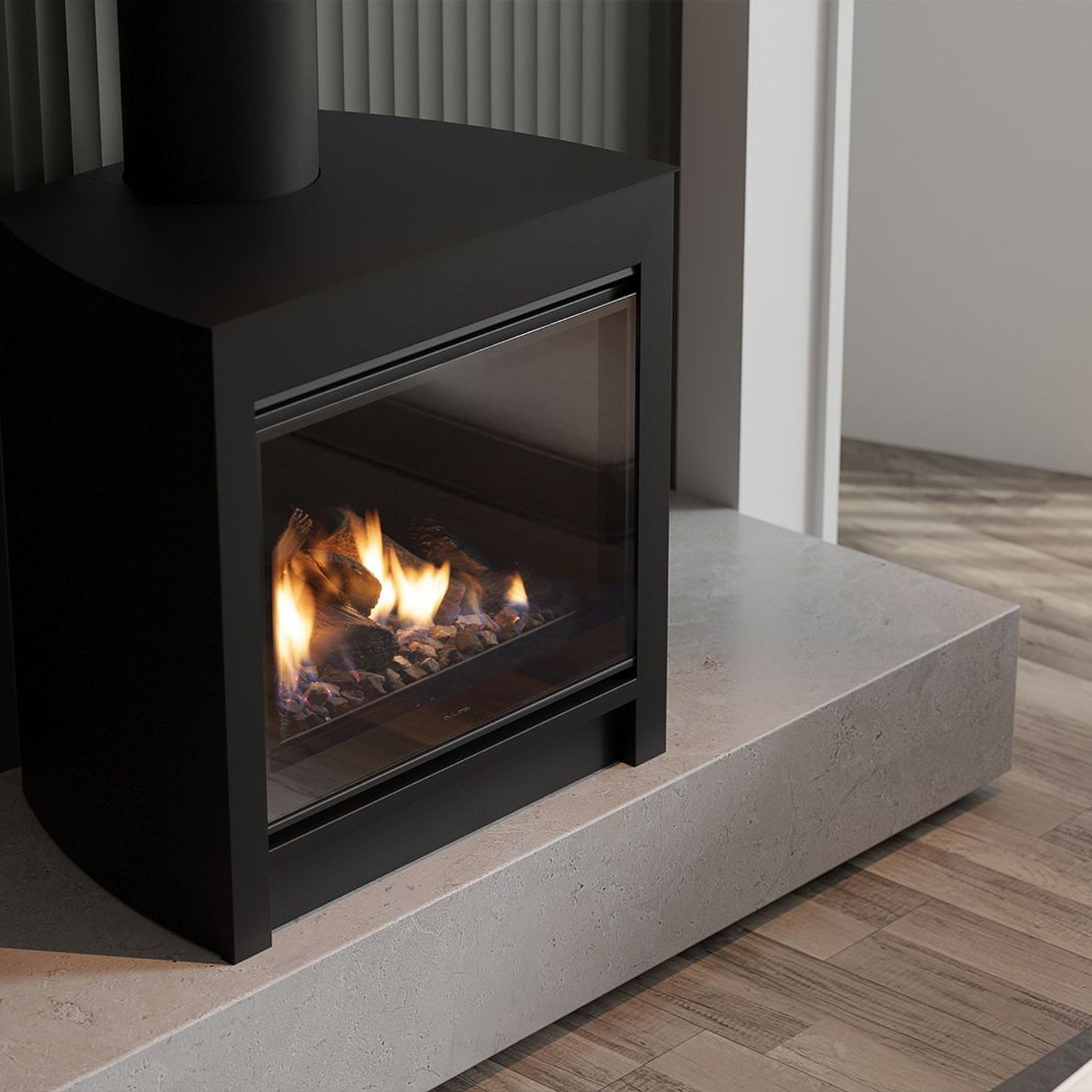 Escea DFS730 Freestanding Gas Fireplace gallery detail image