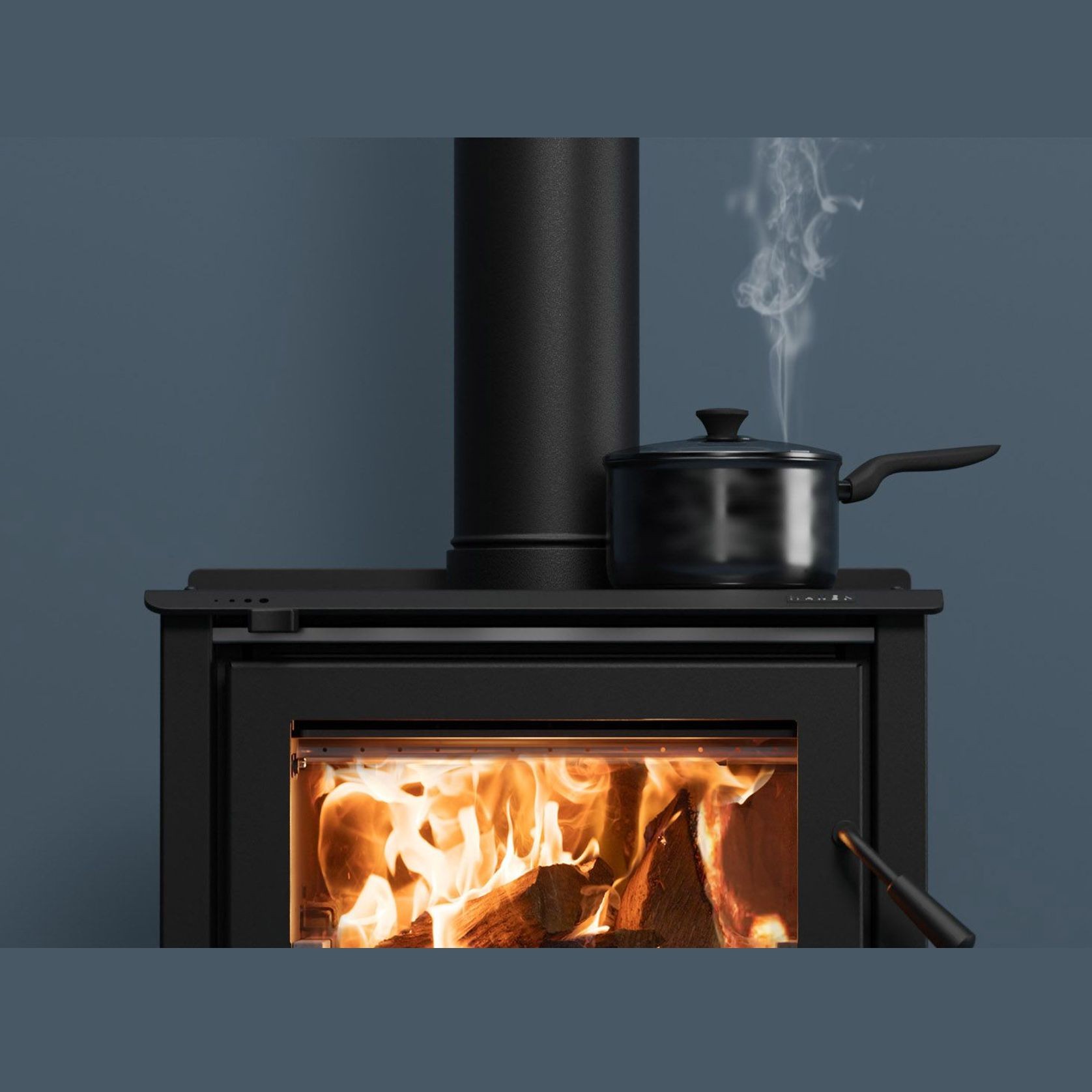 Maxen Henley 250 Freestanding Wood Fireplace gallery detail image