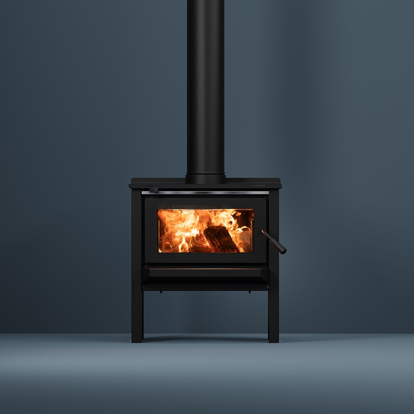 Maxen Henley 250 Freestanding Wood Fireplace gallery detail image