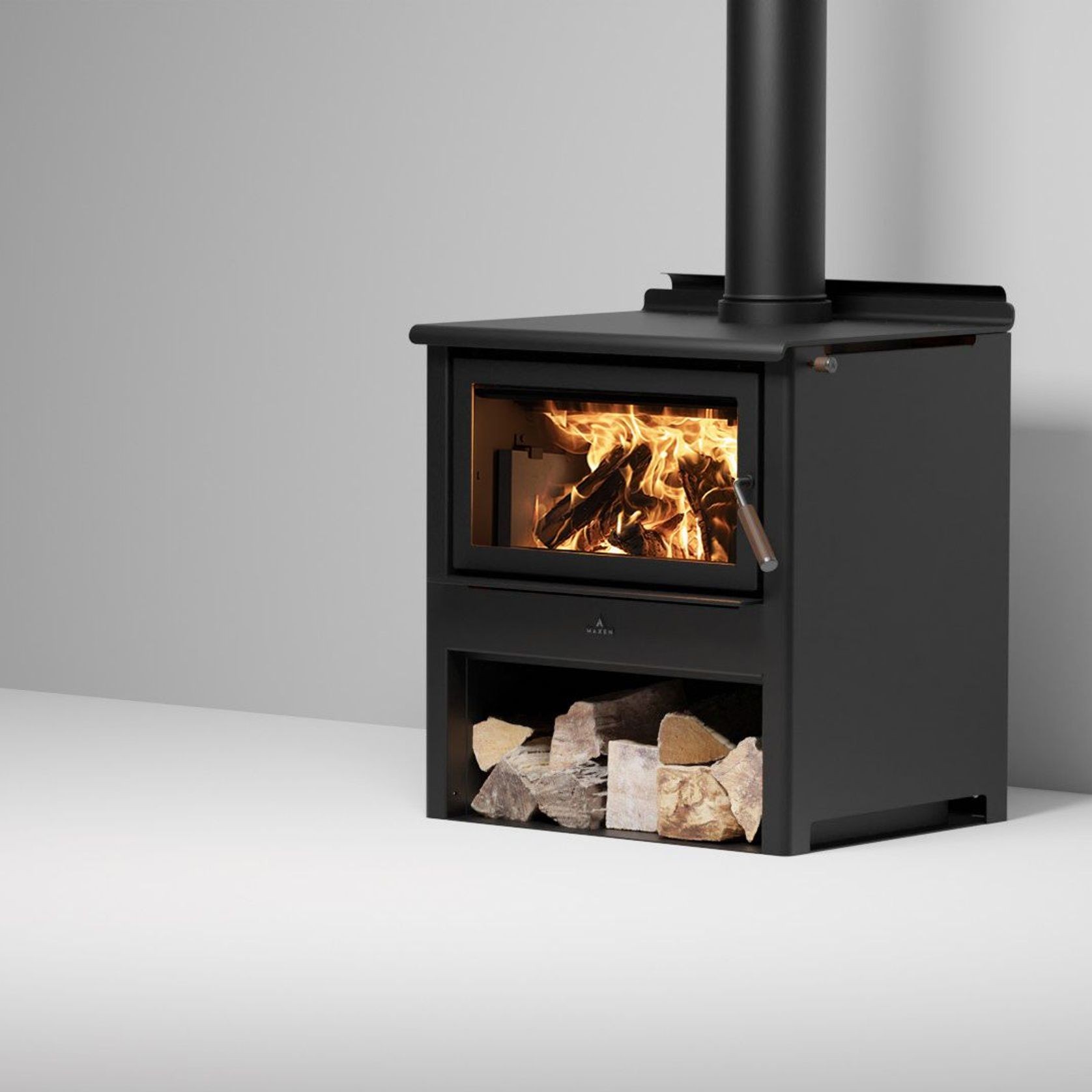 Maxen Kinmont 450 Freestanding Wood Fireplace gallery detail image