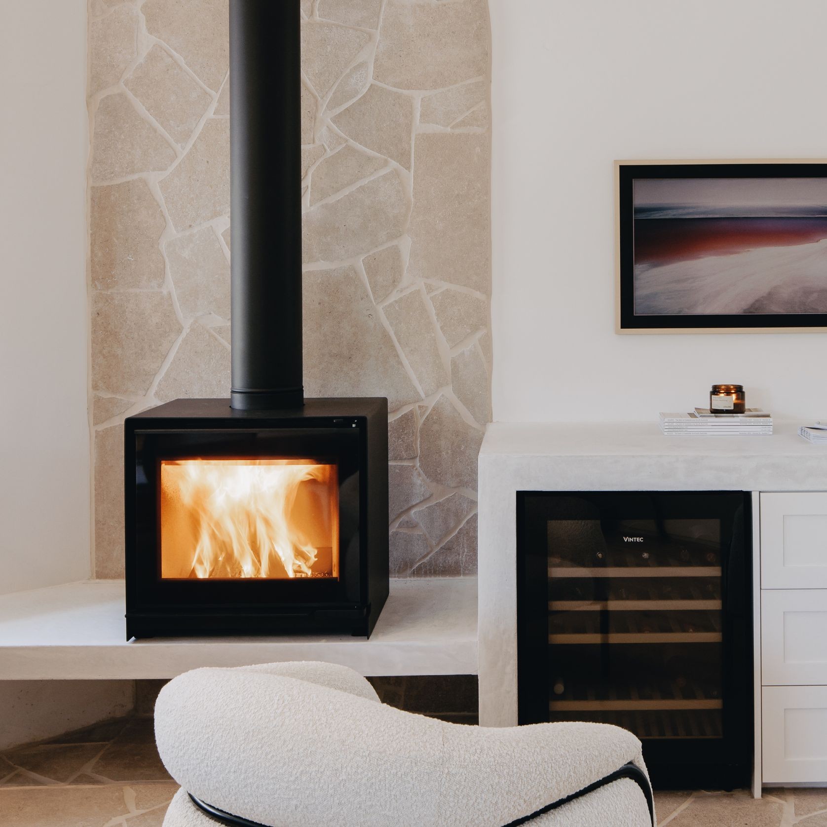 Escea TFS650 Freestanding Wood Fireplace gallery detail image