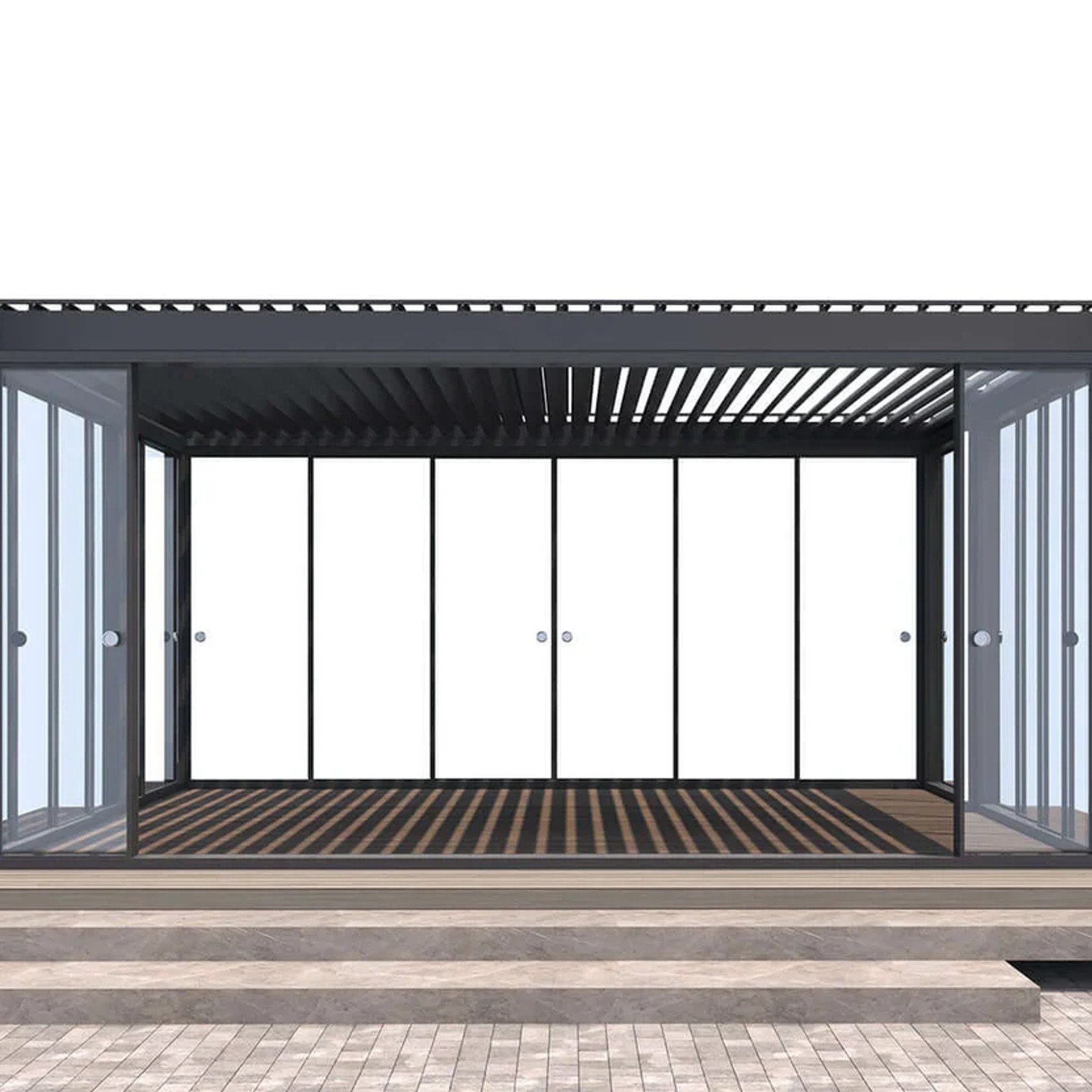 Glass Sliding Door For Waihi & Hahei Pergola gallery detail image