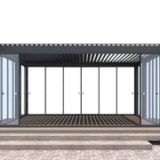 Glass Sliding Door For Waihi & Hahei Pergola gallery detail image
