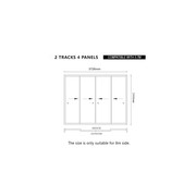 Glass Sliding Door For Caribbean Wall Mounted Pergola gallery detail image