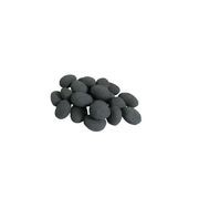Naked Flame Decorative Black Fireplace Pebbles gallery detail image
