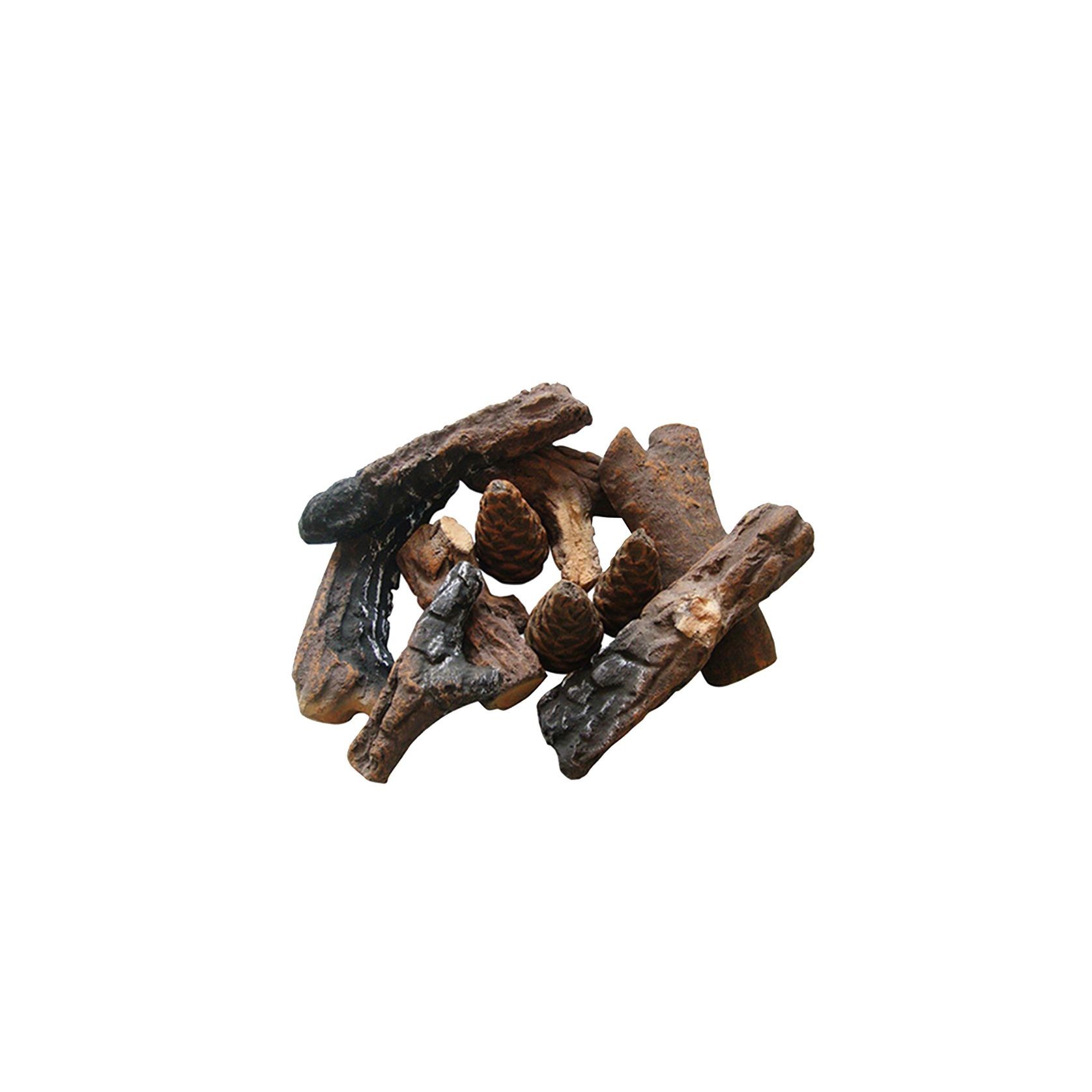 Naked Flame 9 Piece Decorative Fireplace Logs gallery detail image