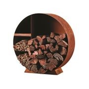 1000 Corten Wood Stacker Round gallery detail image