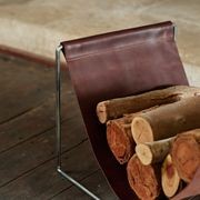 Oblica - Sling Leather Log Holder gallery detail image