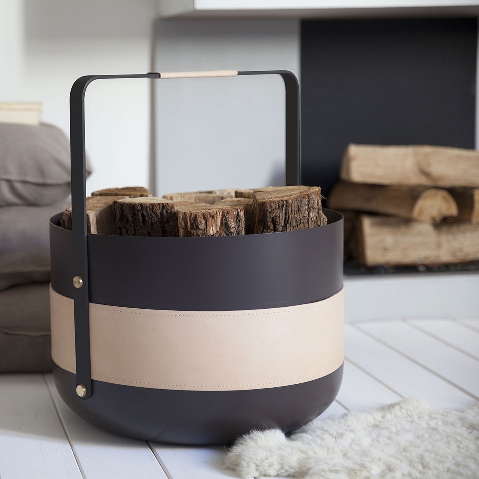 Eldvarm - Wood Basket  Log Storage gallery detail image