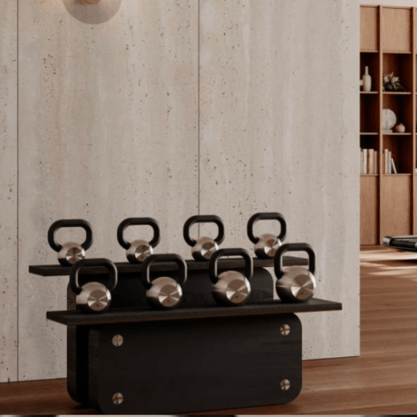 Luxury Kettlebells Personal Diamond Black gallery detail image