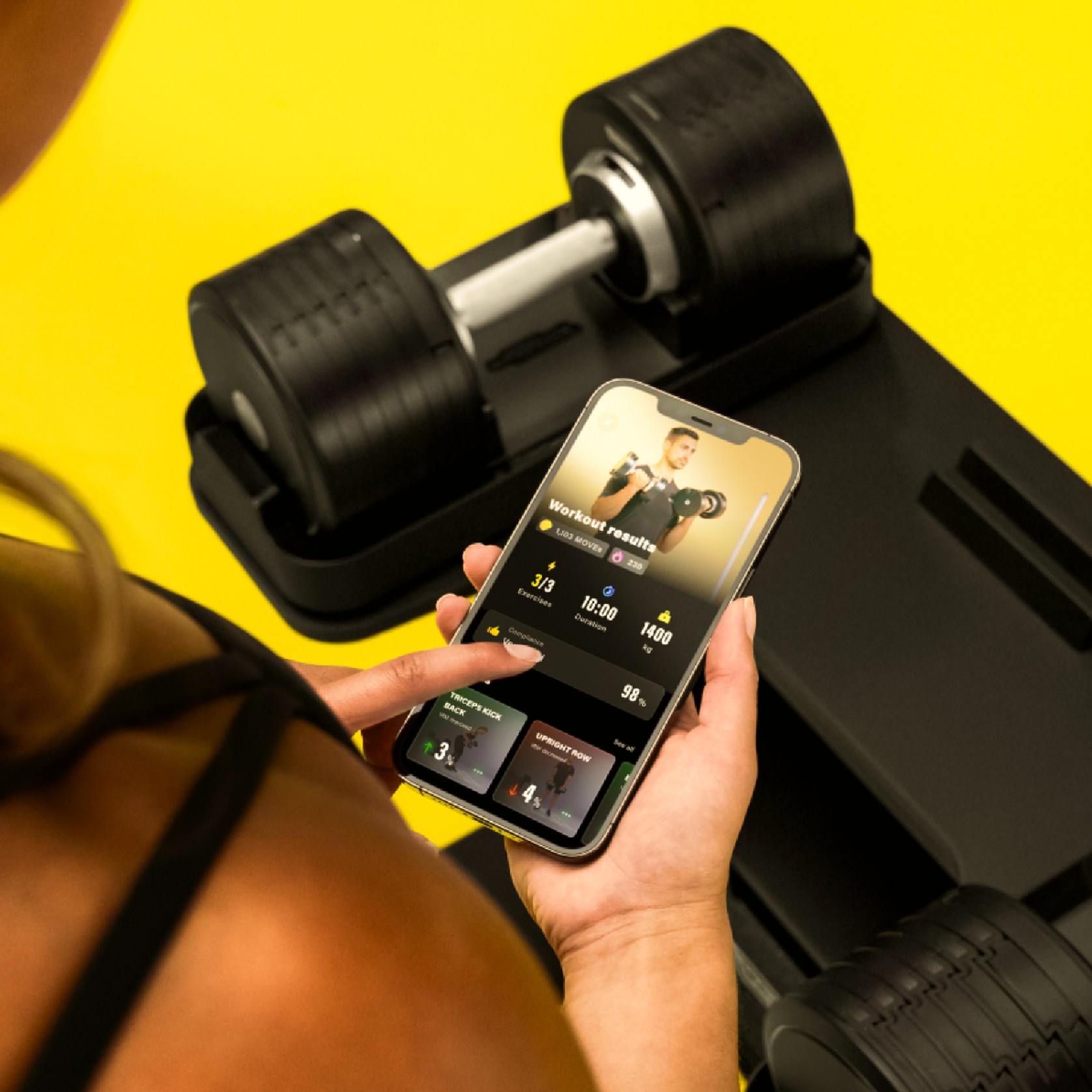 Connected Dumbbells gallery detail image