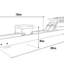 WaterRower Club with S4 Performance Monitor gallery detail image