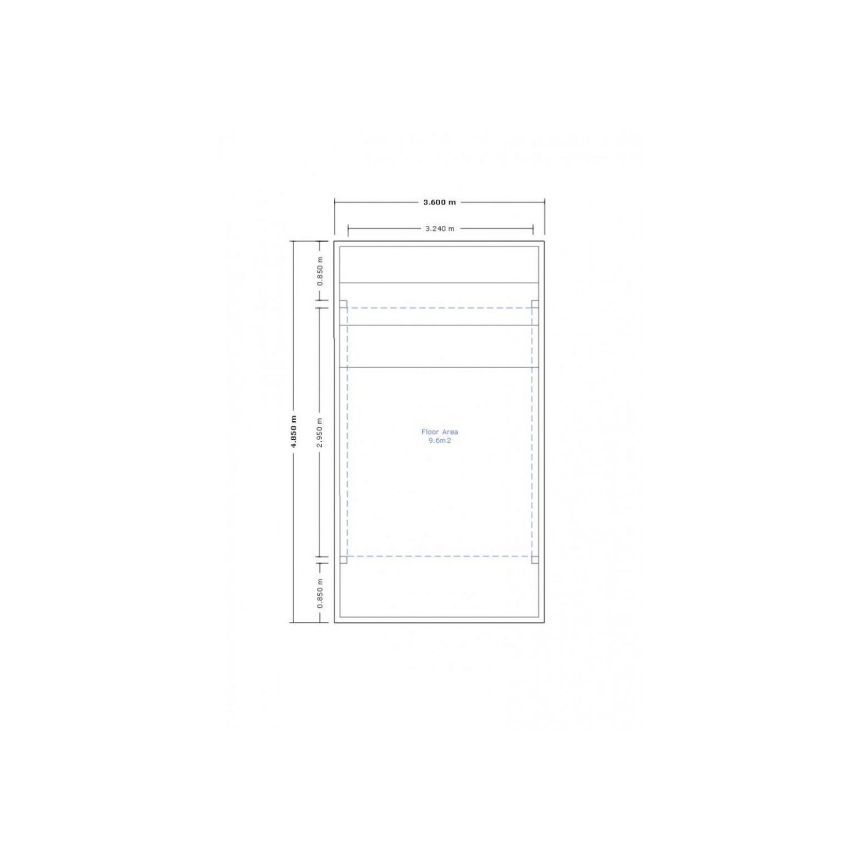 Single Carport 4850(D) x 3600(W)mm gallery detail image