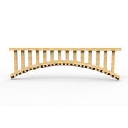FR04 Arched Exterior Fretwork with Dentil Moulding gallery detail image