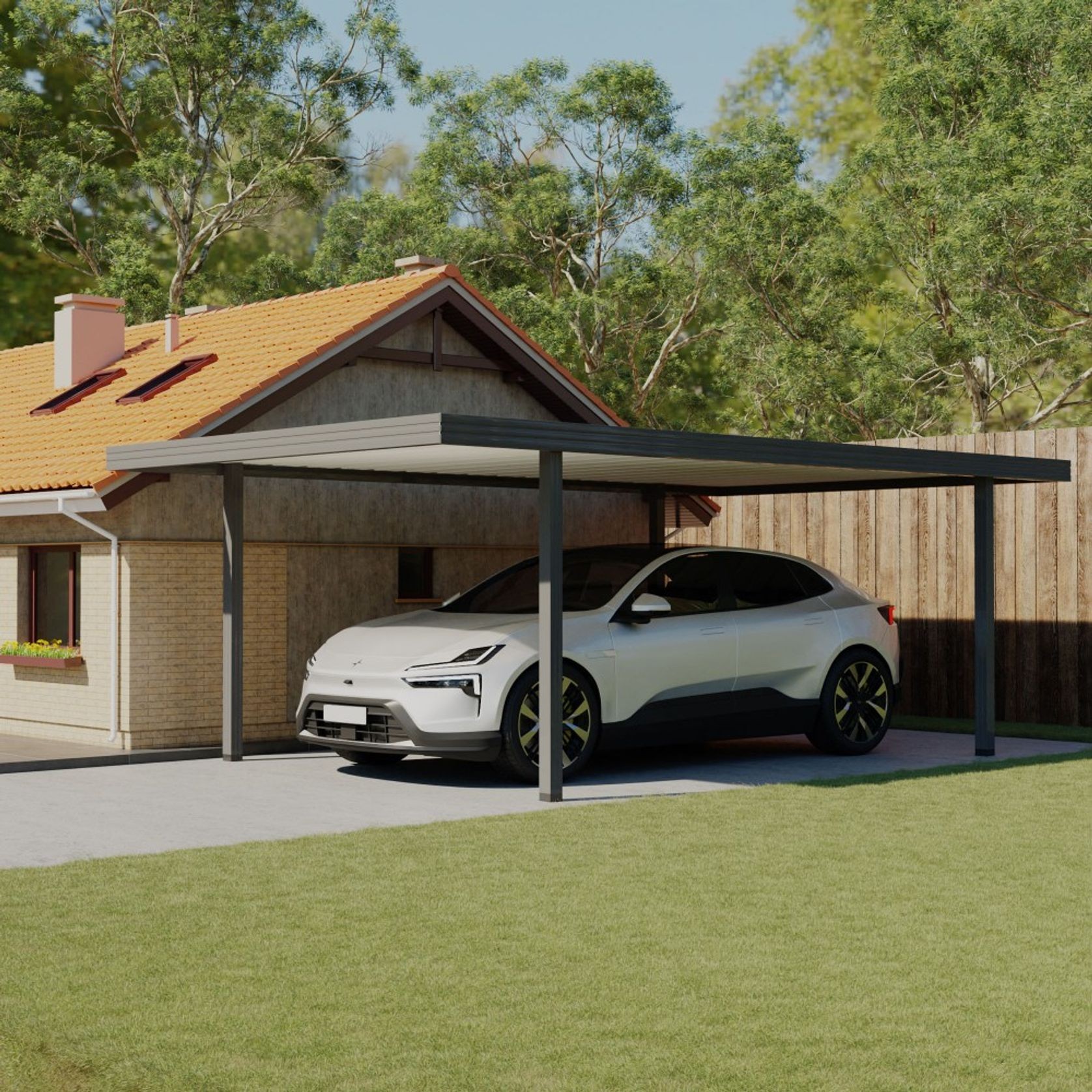 Single Carport 7250(D) x 3600(W)mm gallery detail image