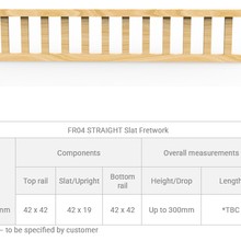 FR04 Straight Slat Exterior Fretwork gallery detail image