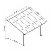 Aluminium Canopy Patio Cover | DTP-BS6B-AKL gallery detail image