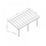 Aluminium Canopy Patio Cover | DTP-BW10B-AKL gallery detail image