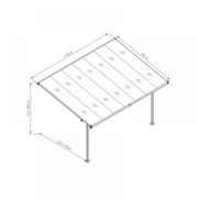 Aluminium Canopy Patio Cover | DTP-BW7B-AKL gallery detail image