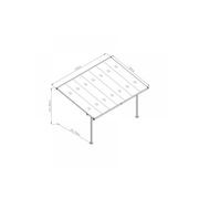 Aluminium Canopy Patio Cover | DTP-BW8B-AKL gallery detail image