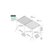 Caspian Manual Freestanding Louvre Roof gallery detail image