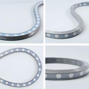 Flexible Linear Wall Washer - RGB & Curved Façade Light gallery detail image