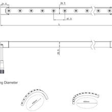 Flexible Linear Wall Washer - RGB & Curved Façade Light gallery detail image