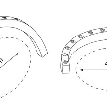 Flexible Linear Wall Washer - RGB & Curved Façade Light gallery detail image