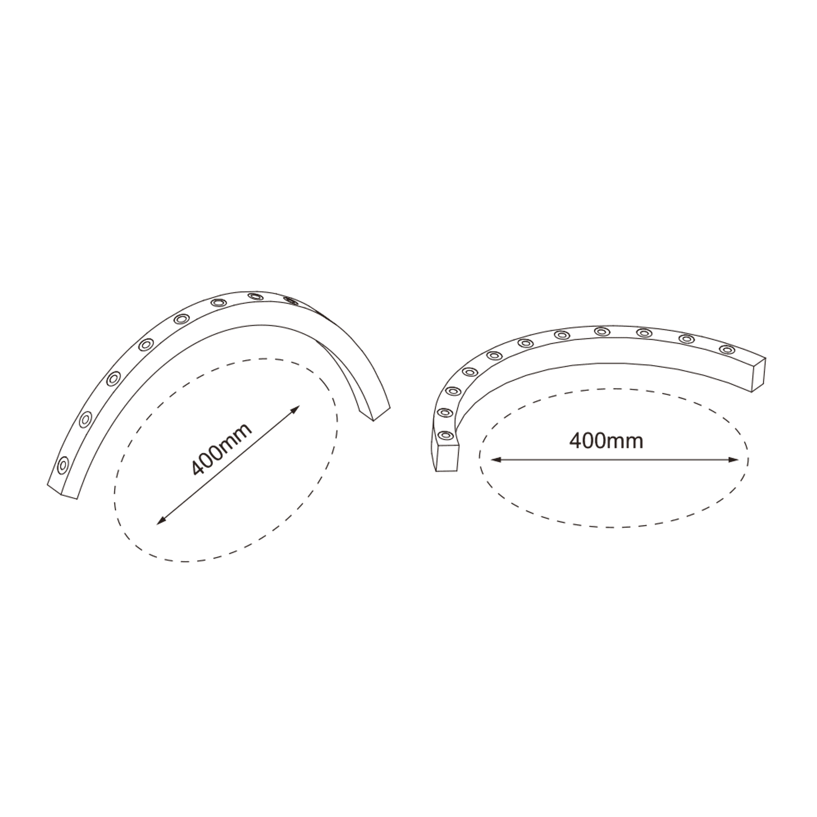 Flexible Linear Wall Washer - RGB & Curved Façade Light gallery detail image