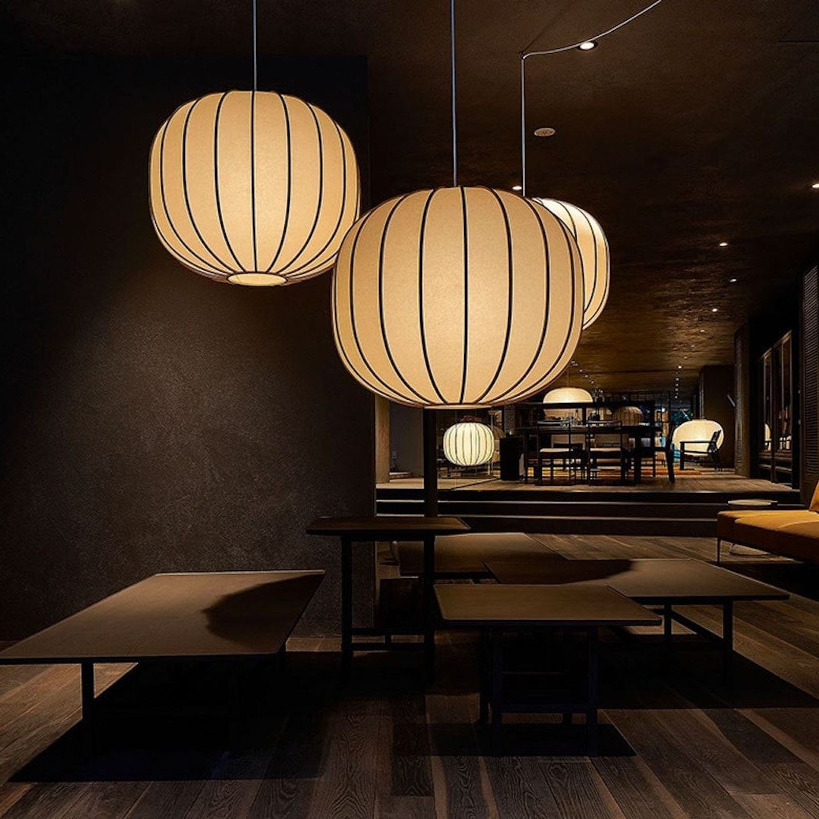 Bombori Pendant + Floor Lamp by DePadova gallery detail image