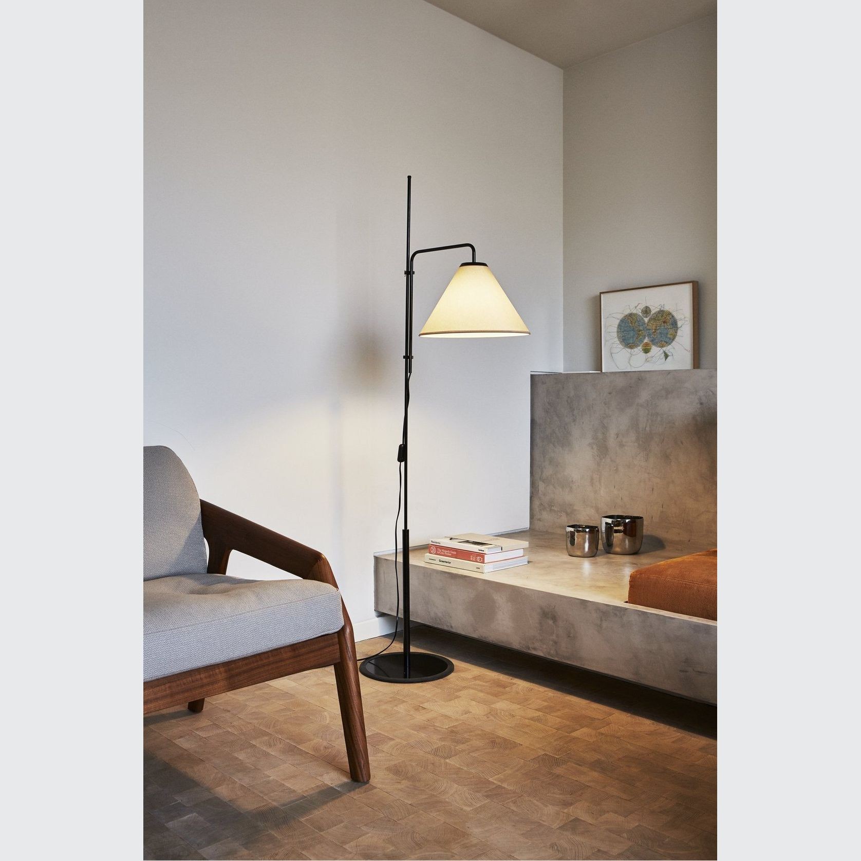 Funiculi Fabric Floor Lamp gallery detail image