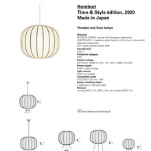 Bombori Pendant + Floor Lamp by DePadova gallery detail image