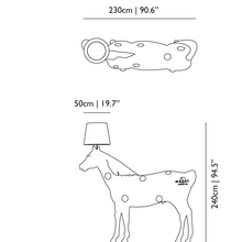 Horse Floor Lamp by Moooi gallery detail image