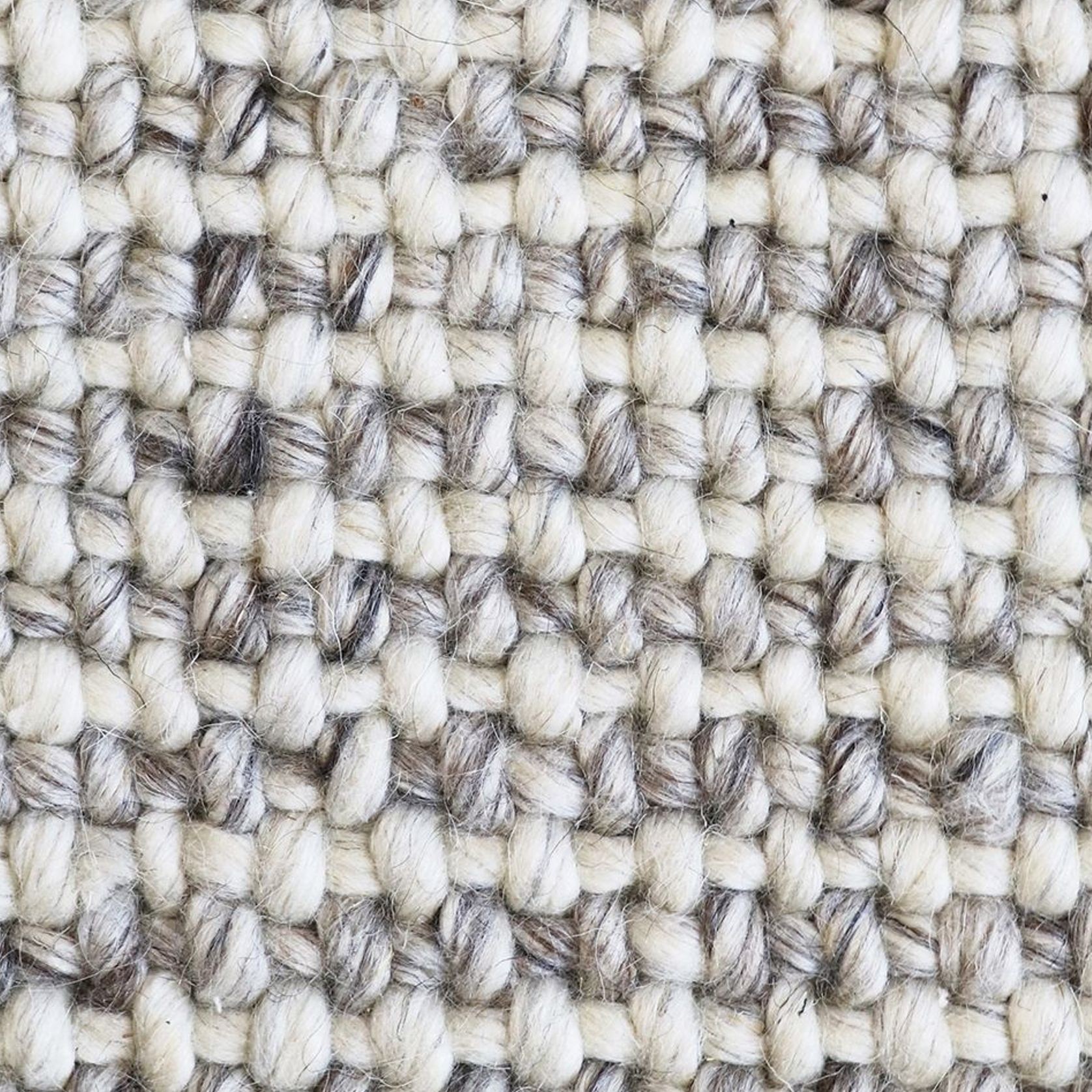 Baya Kansas Handwoven Textured Rug - Oyster/Natural gallery detail image