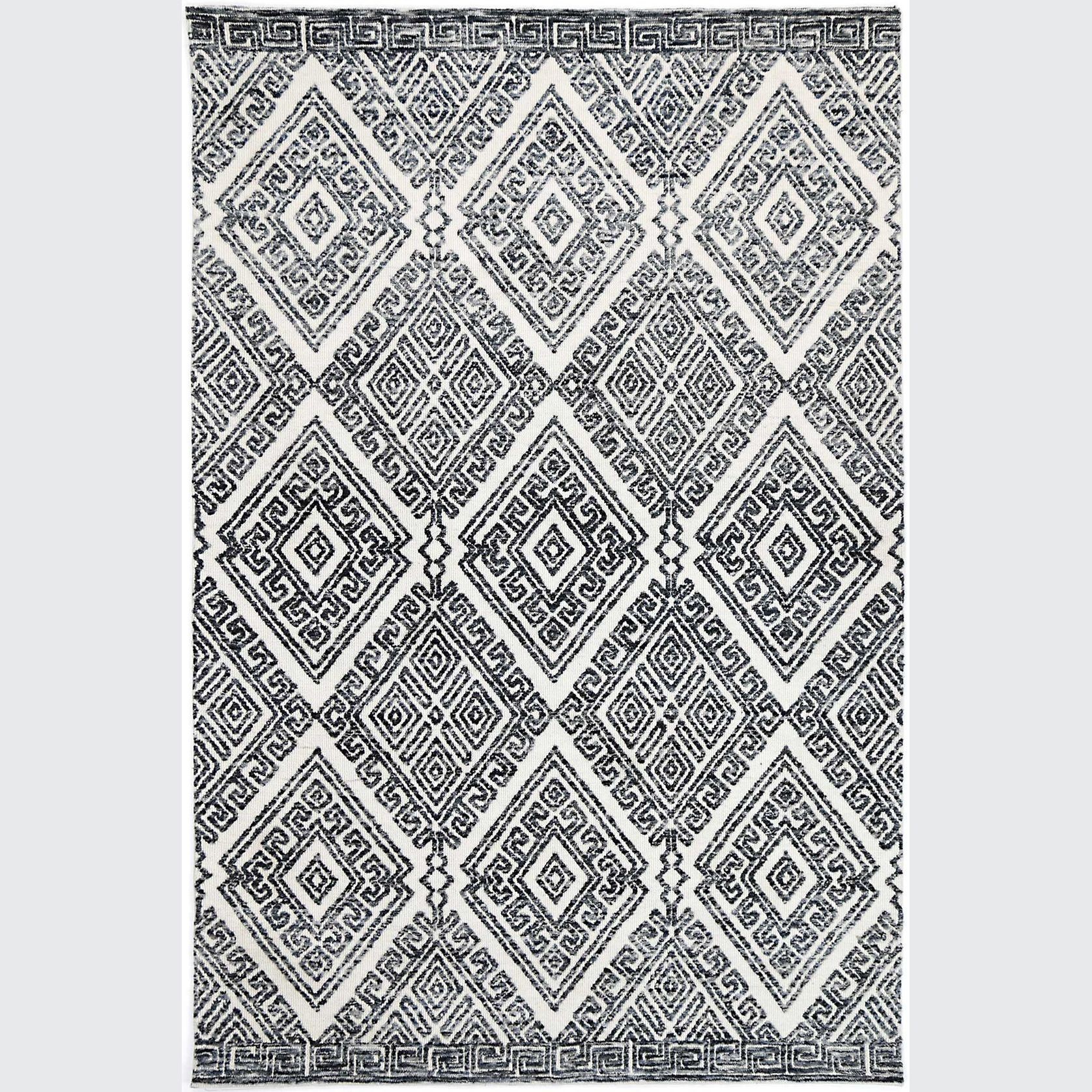 Alayah Diamond Anthracite Rug gallery detail image