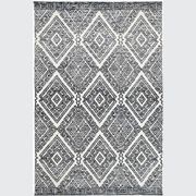 Alayah Diamond Anthracite Rug gallery detail image